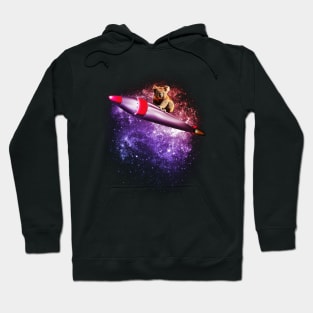 Surfing On A Rocket Hoodie